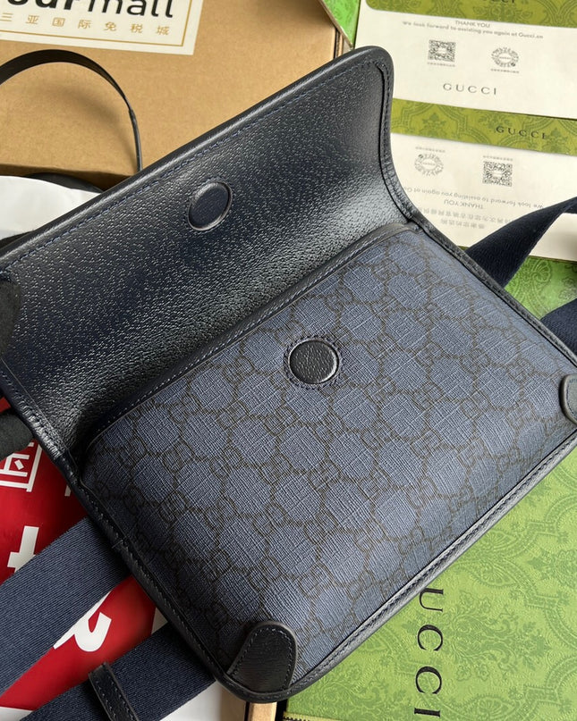 Gucci GG Messenger Bag – Black GG Supreme