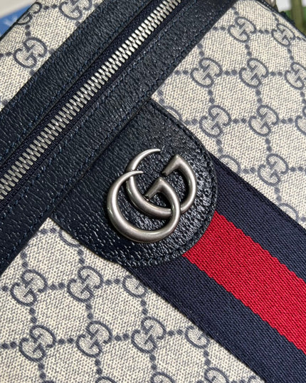 Gucci Ophidia GG Small Messenger Bag – Blue/Red Web Stripe