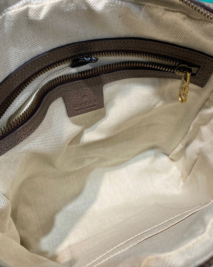 Gucci Ophidia Small Messenger Bag 547926 – Beige/Brown with Web Stripe