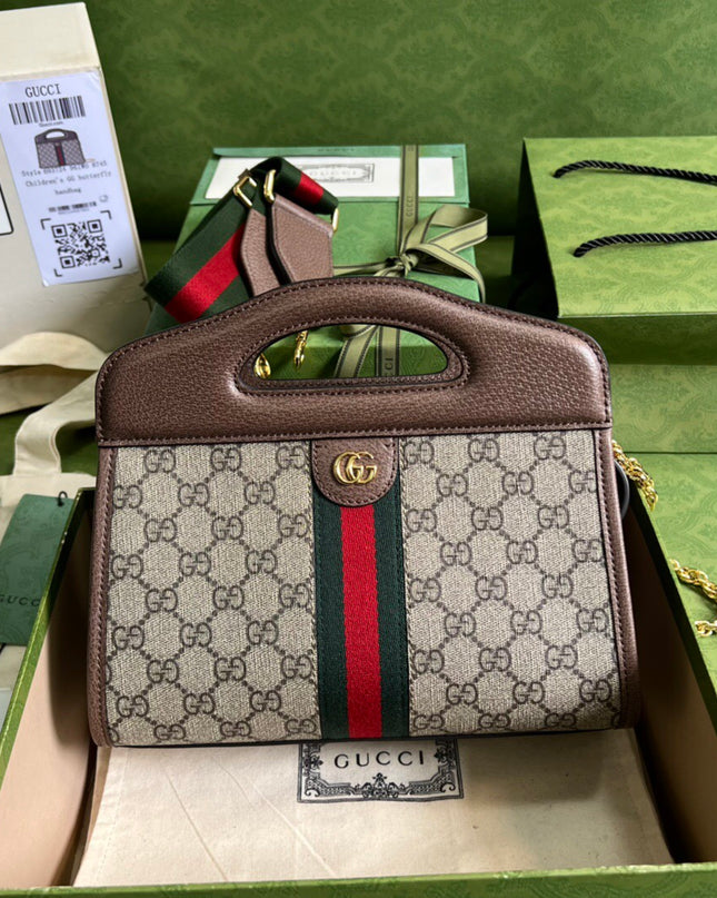 Gucci Ophidia Small Tote With Web 693724