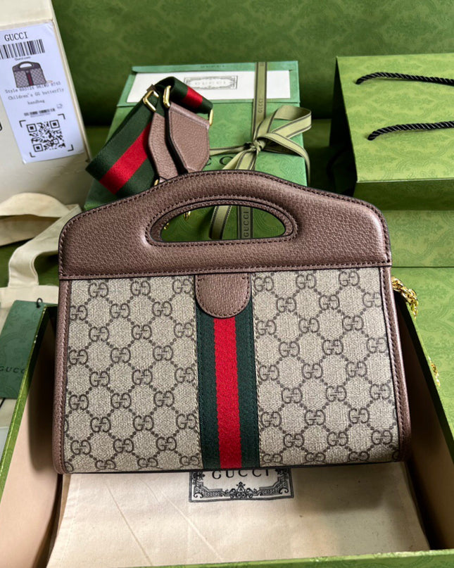 Gucci Ophidia Small Tote With Web 693724