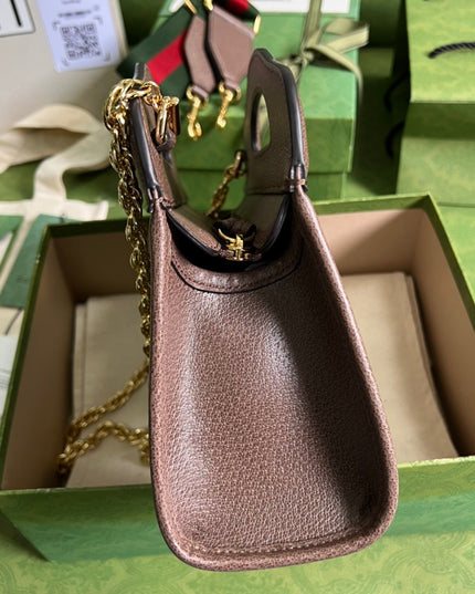 Gucci Ophidia Small Tote With Web 693724