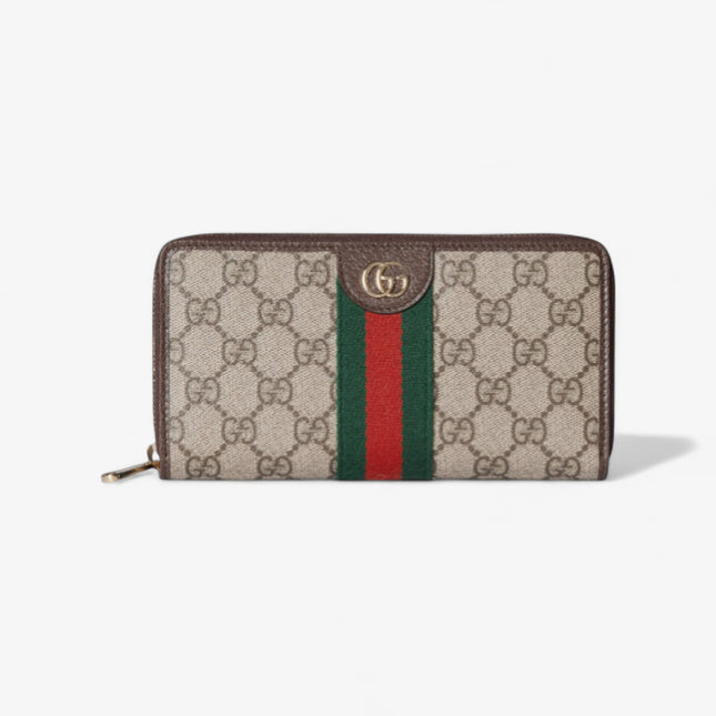 Gucci Ophidia Soft Supreme Zip Around Wallet