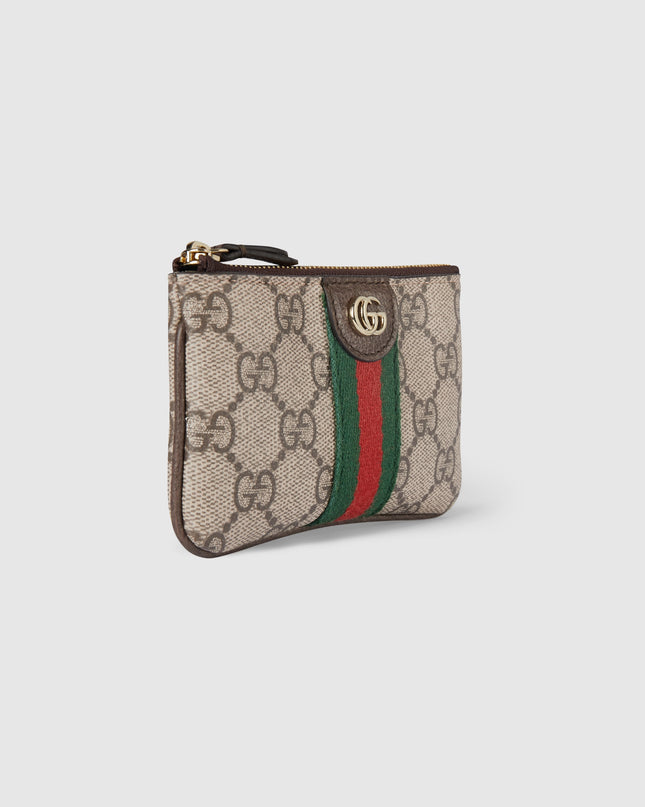 Gucci Ophidia Soft Supreme Zip Key Pouch