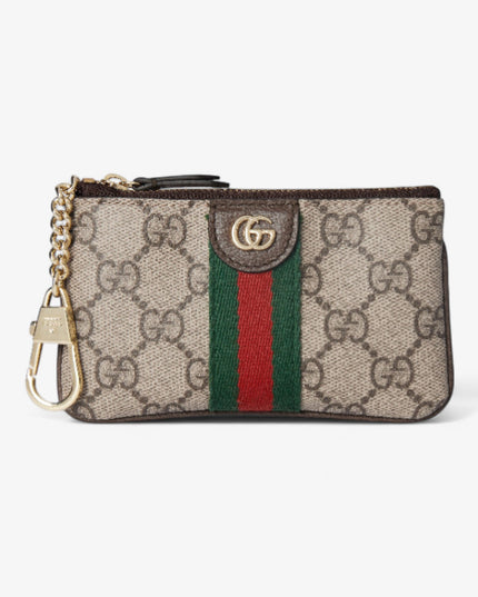 Gucci Ophidia Soft Supreme Zip Key Pouch
