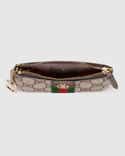 Gucci Ophidia Soft Supreme Zip Key Pouch