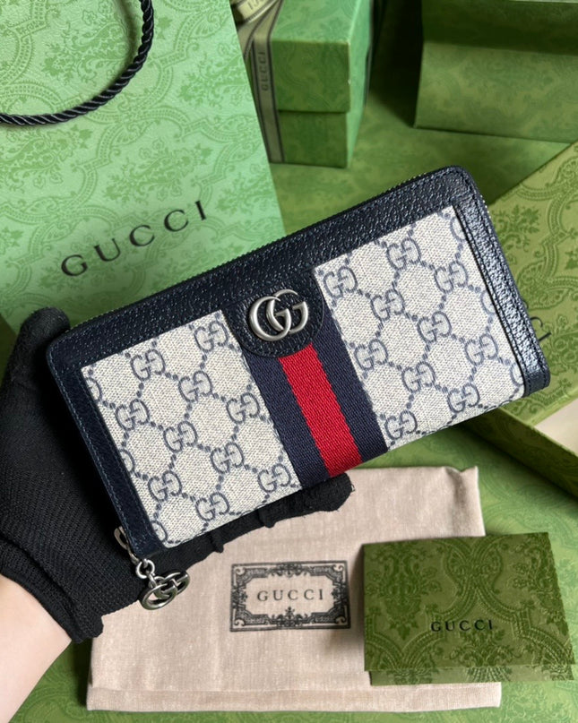 Gucci Ophidia Zip Around Wallet 523154