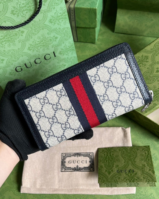 Gucci Ophidia Zip Around Wallet 523154