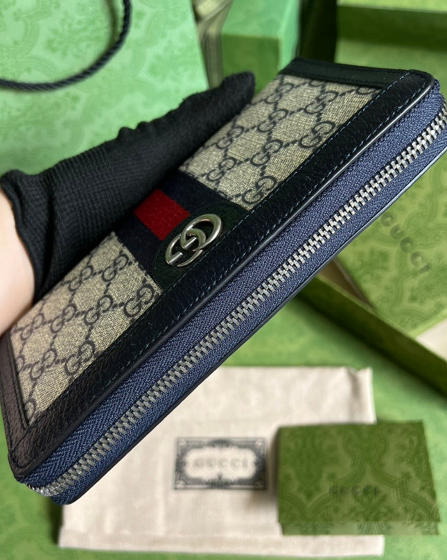 Gucci Ophidia Zip Around Wallet 523154