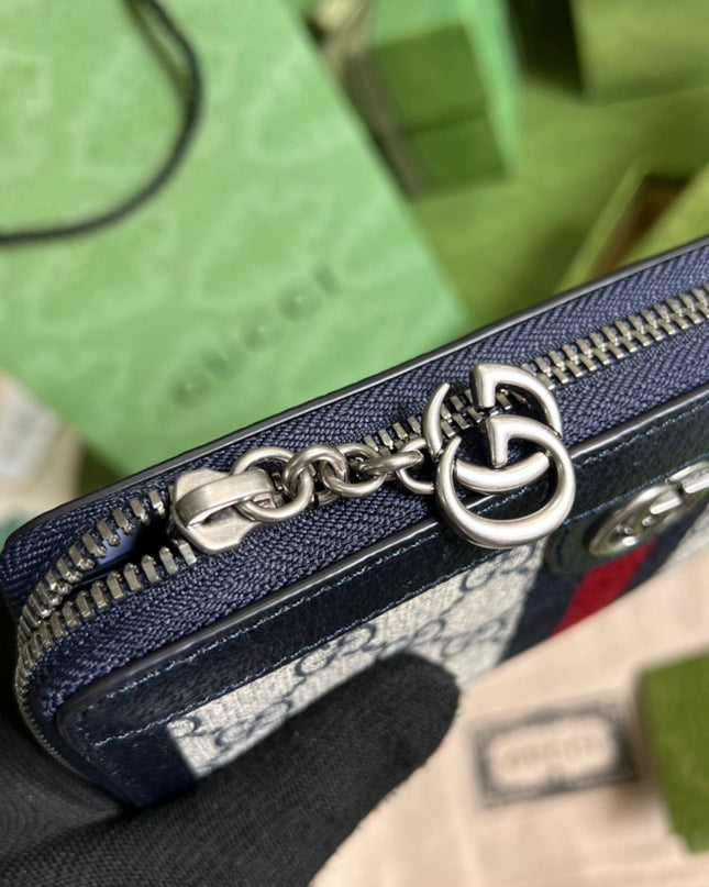 Gucci Ophidia Zip Around Wallet 523154