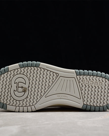 Gucci Perforated Leather Low‑Top Sneaker White Shoes