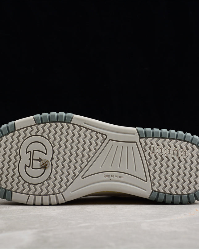 Gucci Perforated Leather Low‑Top Sneaker White Shoes