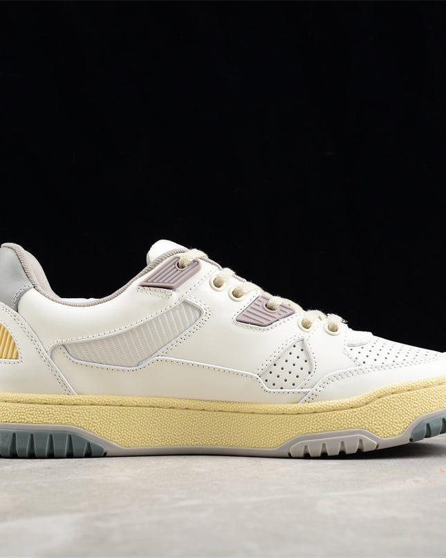 Gucci Perforated Leather Low‑Top Sneaker White Shoes