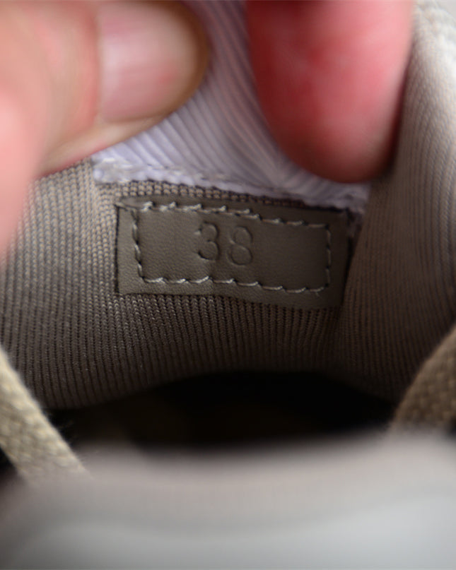 Gucci Perforated Leather Low‑Top Sneaker White Shoes