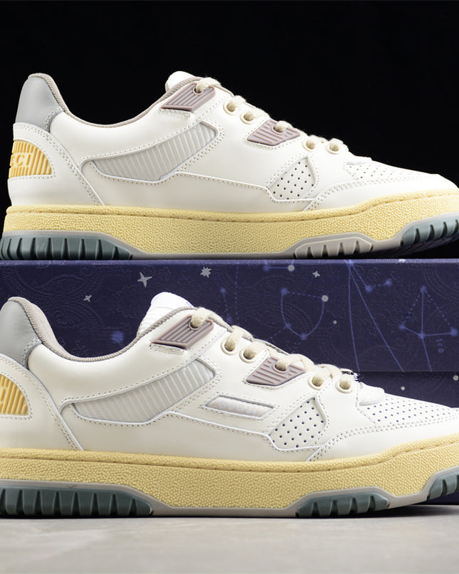 Gucci Perforated Leather Low‑Top Sneaker White Shoes