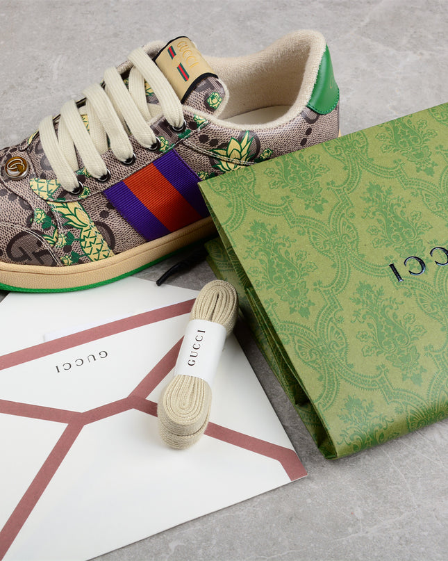 Gucci Pineapple Print GG Supreme Sneaker