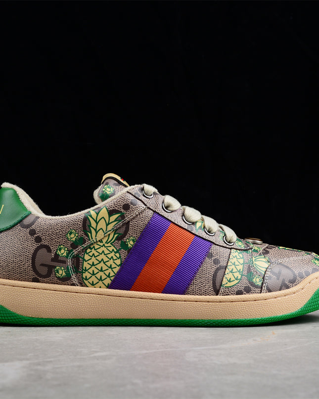 Gucci Pineapple Print GG Supreme Sneaker
