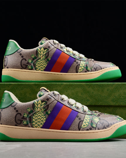 Gucci Pineapple Print GG Supreme Sneaker