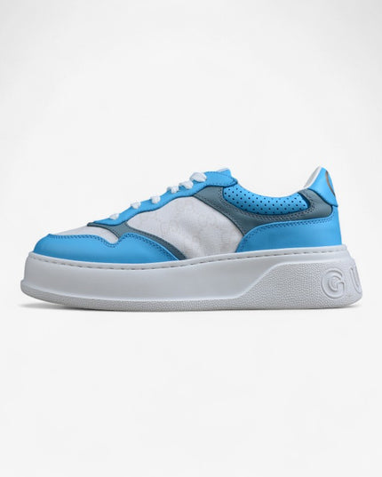 Gucci Platform Sneaker – Sky Blue & White