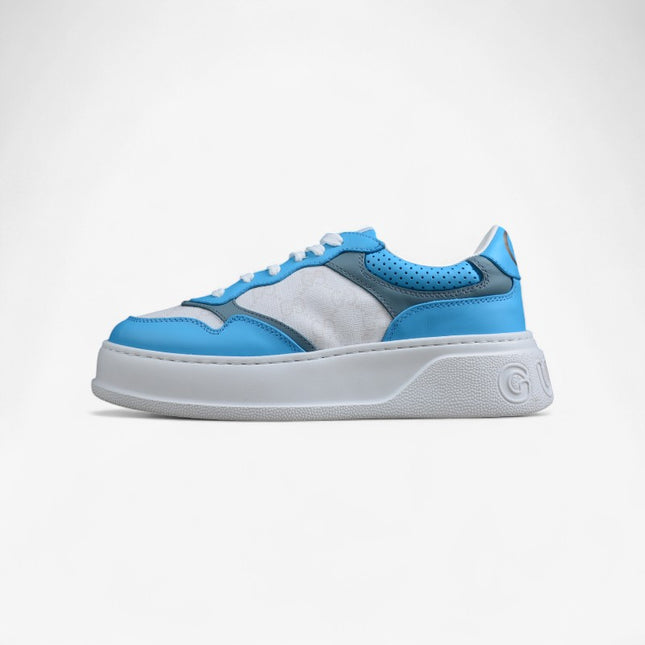 Gucci Platform Sneaker – Sky Blue & White