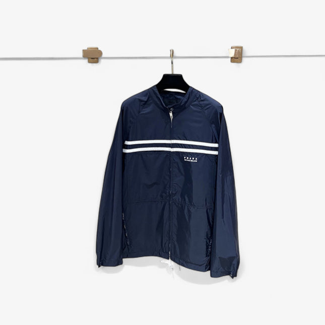 Gucci Prada Re-Nylon Technical Windbreaker Jacket – Navy Blue