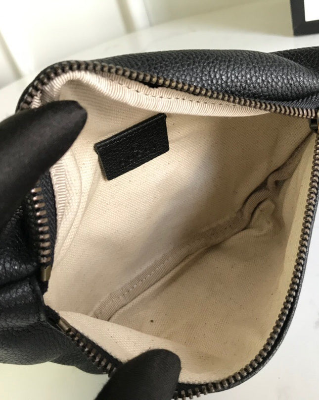 Gucci Print Small Belt Bag 527792 Black