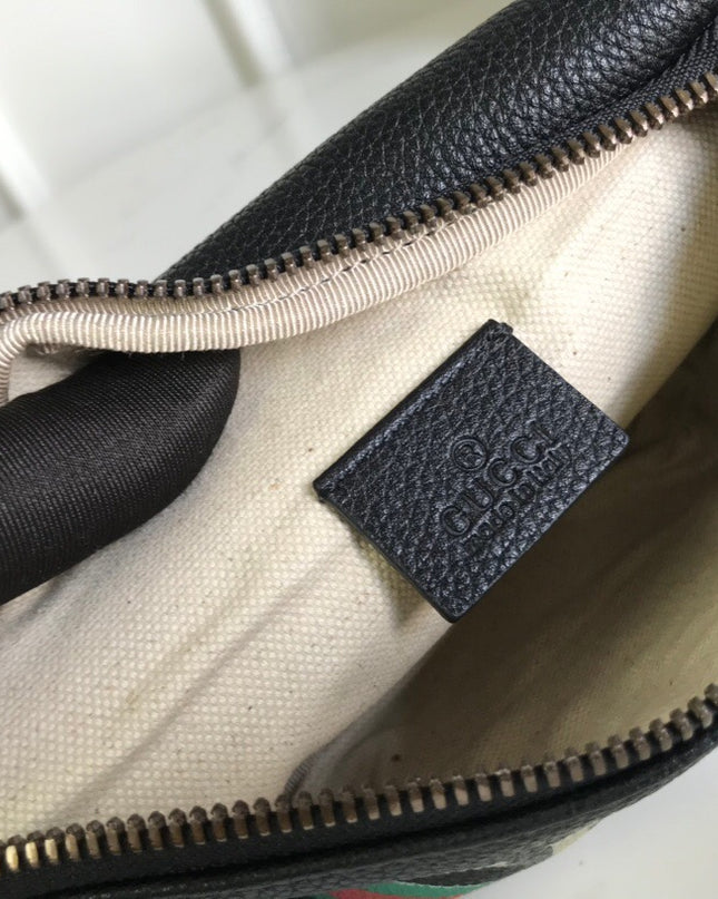 Gucci Print Small Belt Bag 527792 Black