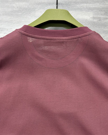 Gucci Printed Cotton-jersey T‑shirt Rosso Ancora Red Logo Design