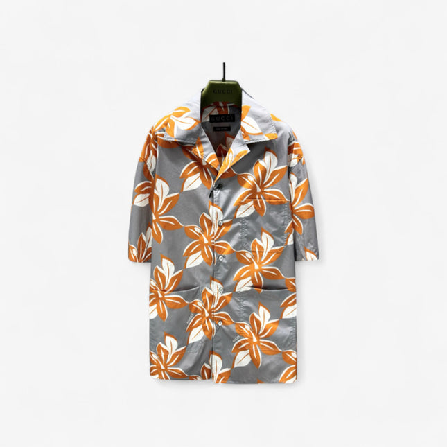 Gucci Printed Cotton Poplin Shirt