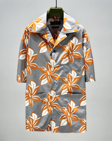 Gucci Printed Cotton Poplin Shirt