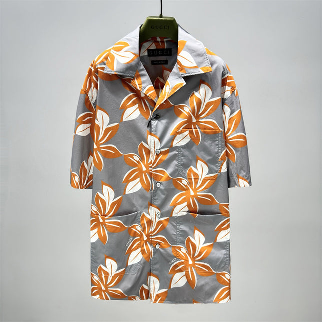 Gucci Printed Cotton Poplin Shirt
