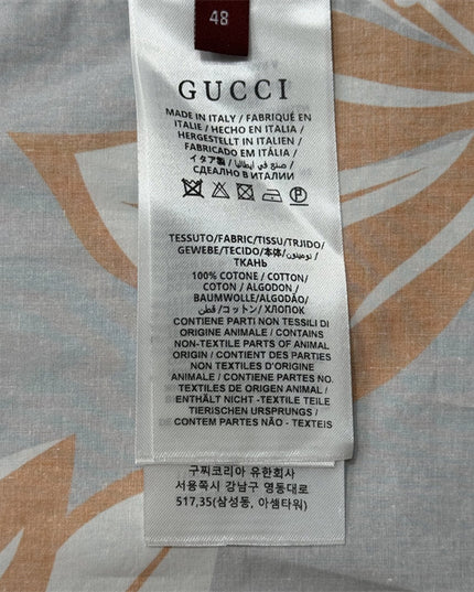 Gucci Printed Cotton Poplin Shirt