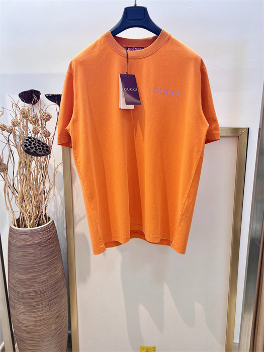 Gucci Printed Cotton‑Jersey T‑Shirt in Orange