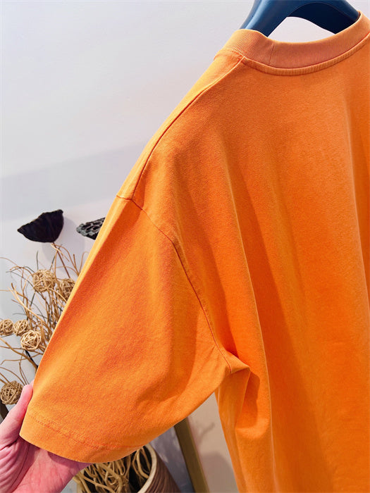 Gucci Printed Cotton‑Jersey T‑Shirt in Orange