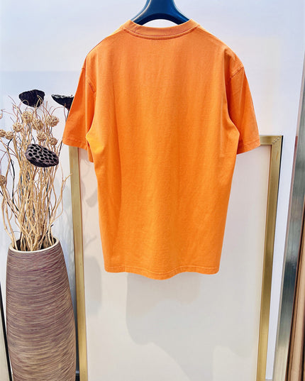 Gucci Printed Cotton‑Jersey T‑Shirt in Orange