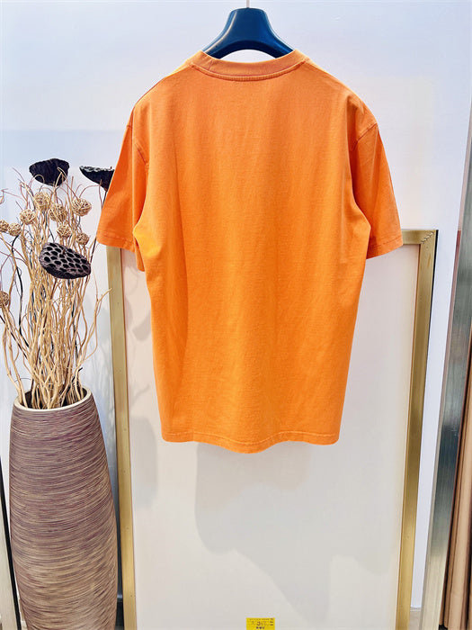 Gucci Printed Cotton‑Jersey T‑Shirt in Orange