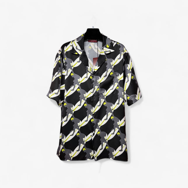 Gucci Printed Silk Camp‑Collar Shirt