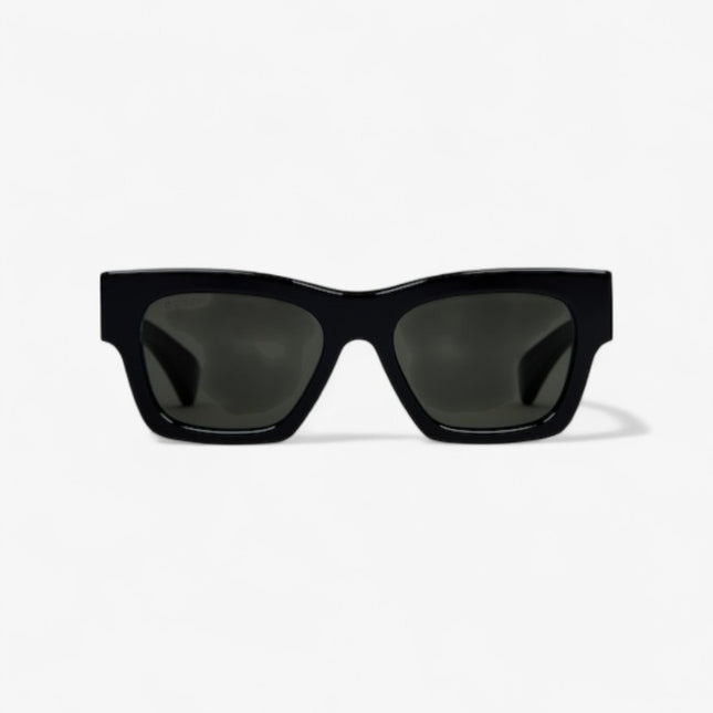 Gucci Rectangular Black Acetate Sunglasses – GG1835S