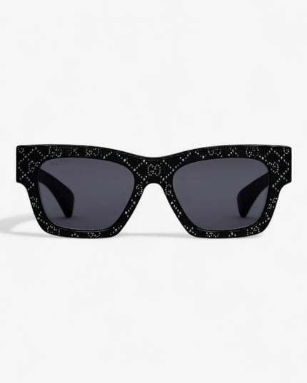 Gucci Rectangular Sunglasses with Crystal GG Motif – GG1835S