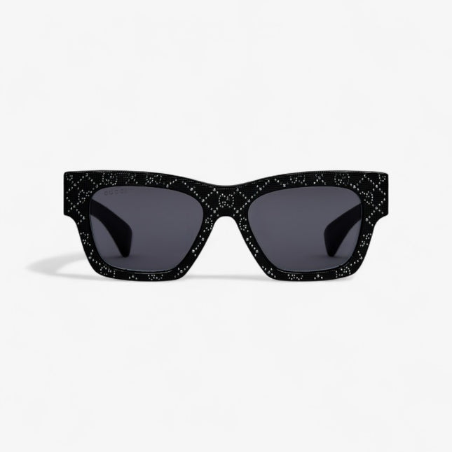 Gucci Rectangular Sunglasses with Crystal GG Motif – GG1835S