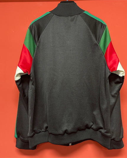 Gucci Retro-Inspired Web Stripe Track Jacket – Black