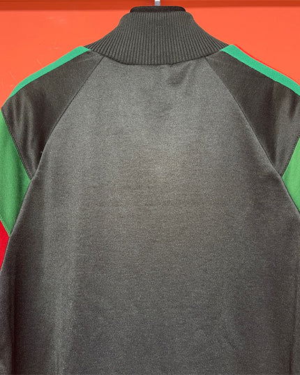 Gucci Retro-Inspired Web Stripe Track Jacket – Black