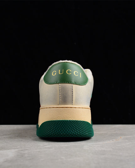 Gucci Retro Platform Sneaker – Green & Orange Stripe