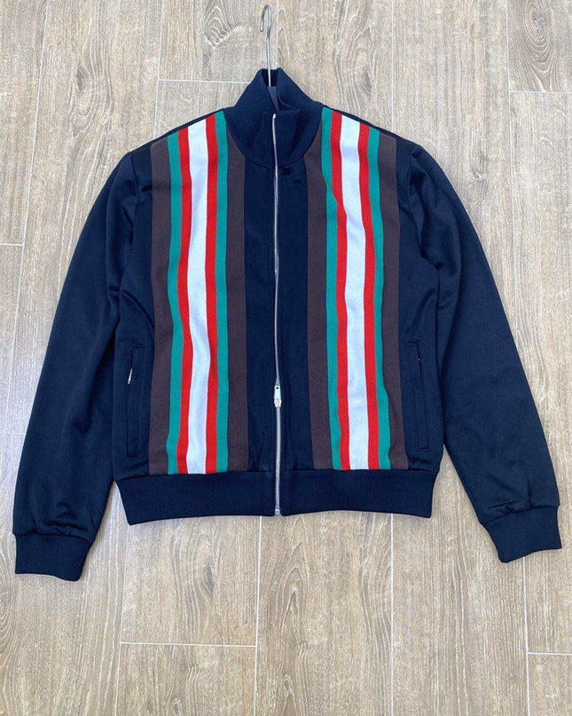 Gucci Retro Stripe Track Jacket – Navy