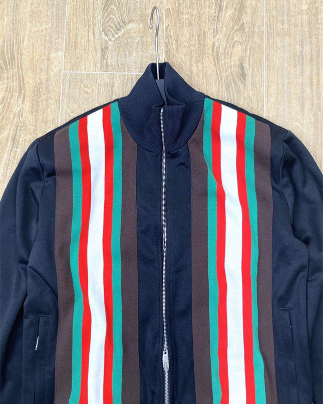 Gucci Retro Stripe Track Jacket – Navy