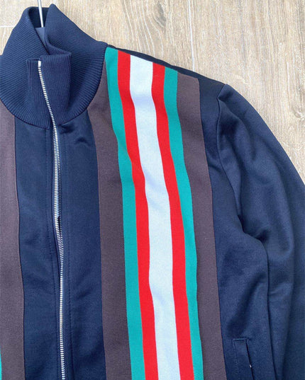 Gucci Retro Stripe Track Jacket – Navy