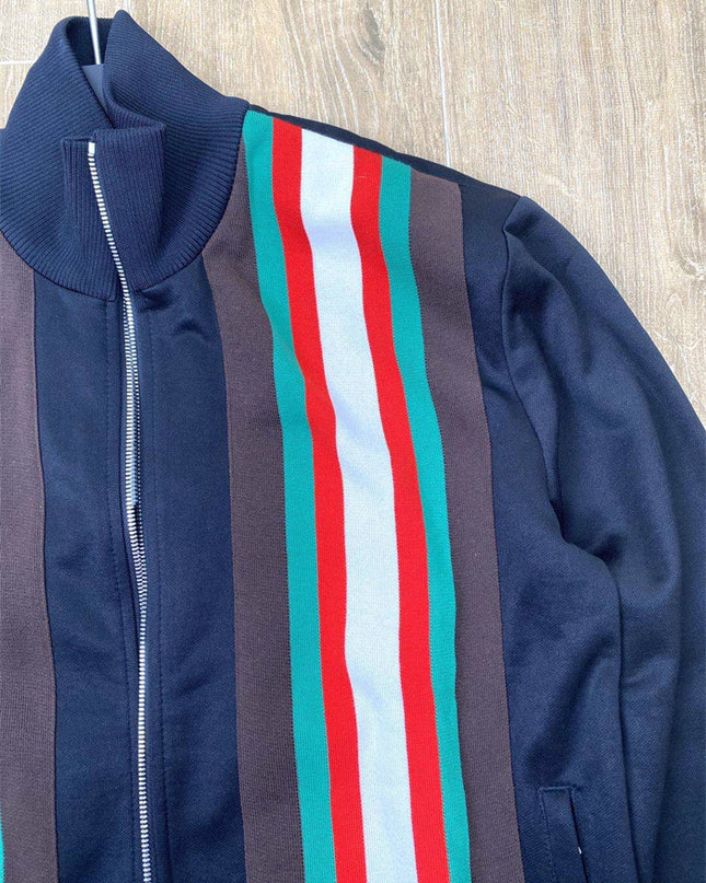 Gucci Retro Stripe Track Jacket – Navy