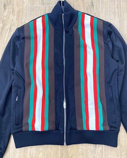 Gucci Retro Stripe Track Jacket – Navy