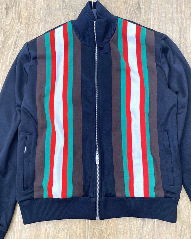 Gucci Retro Stripe Track Jacket – Navy