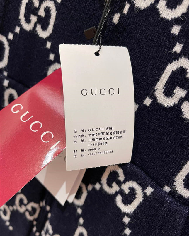 Gucci Reversible GG Monogram Hooded Zip Jacket
